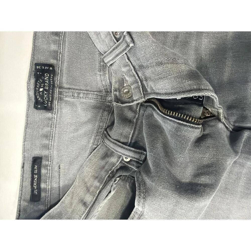 Lucky Brand Heritage Slim Fit Gray Jeans 32/34 - Picture 3 of 6